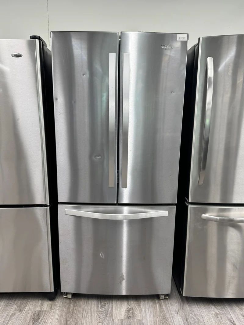 Whirlpool 30'' réfrigérateur porte française - Inox - reconditionné
