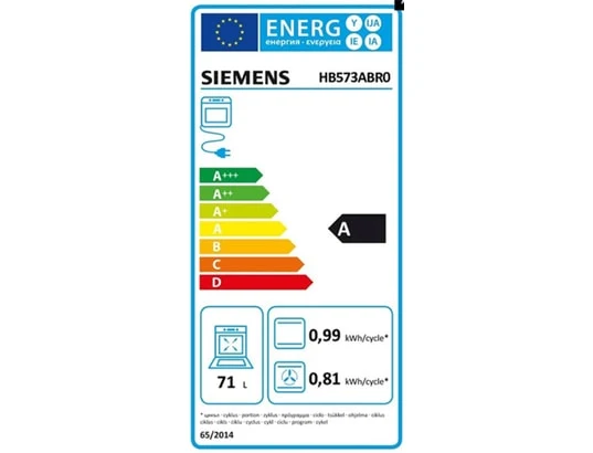 FOUR ENCASTRABLE PYROLYSE SIEMENS HB573ABRO