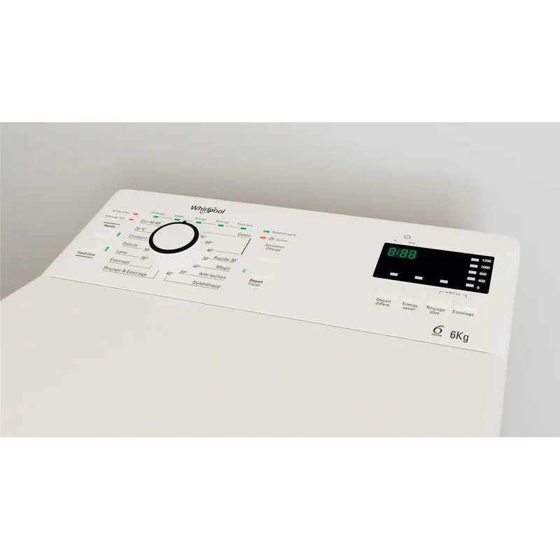 Lave‑linge top Whirlpool TDLR6268FR