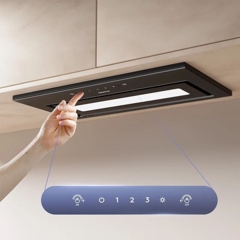 Ciarra Hotte Encastrable 52cm, Commande Gestuelle & Tactile, Silencieuse | CBCB5931B