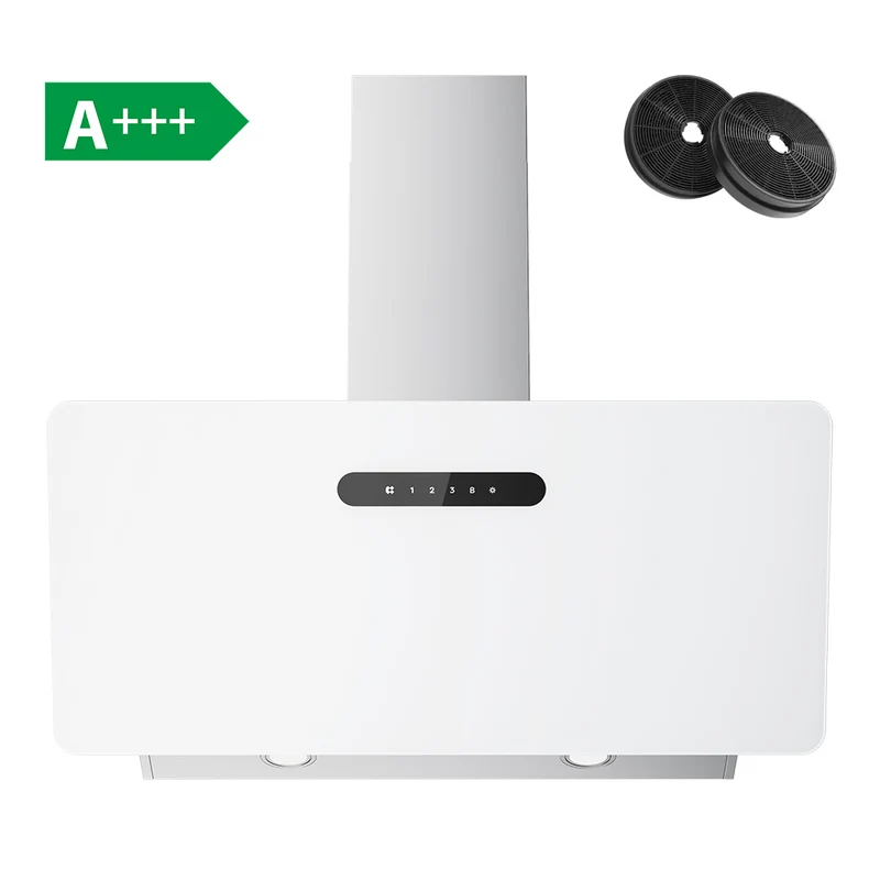 Ciarra Dynamic Hotte Aspirante 90cm Hotte Blanche WiFi APP Connectée 3 Vitesses Blanc | CBCW9736K