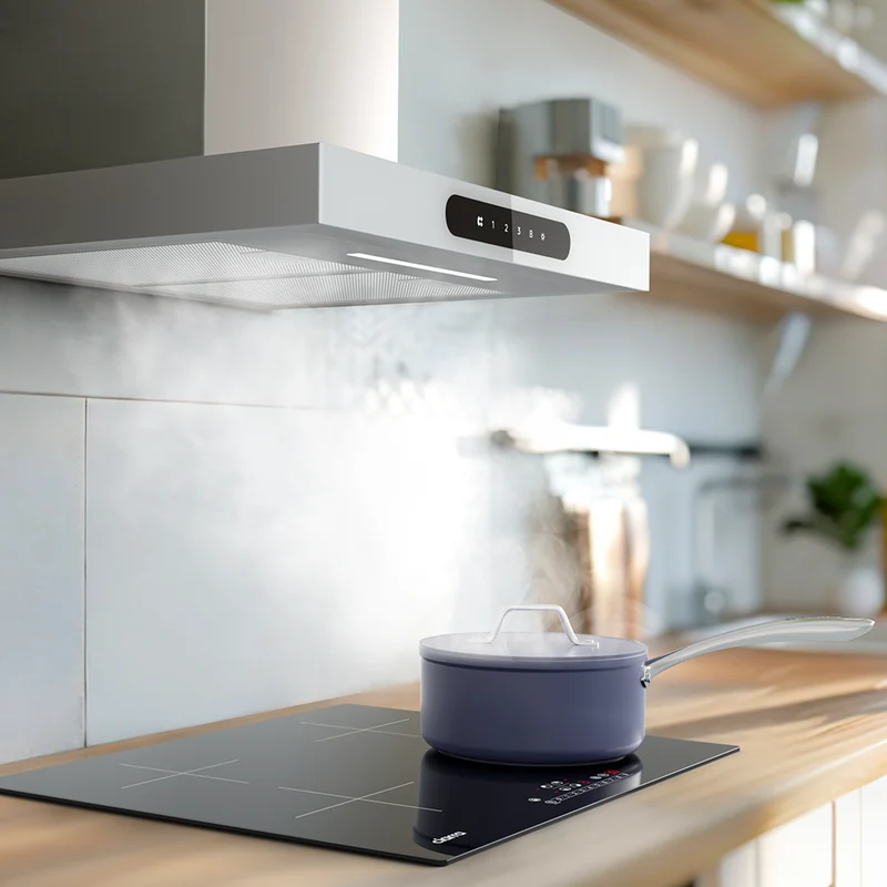 Ciarra Dynamic Hotte Aspirante 60cm Classe A+++, Capteur Tactile + Wifi + Contrôle App CBCW6102-OW