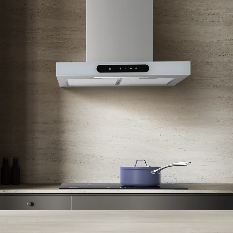Ciarra Dynamic Hotte Aspirante 60cm Classe A+++, Capteur Tactile + Wifi + Contrôle App CBCW6102-OW