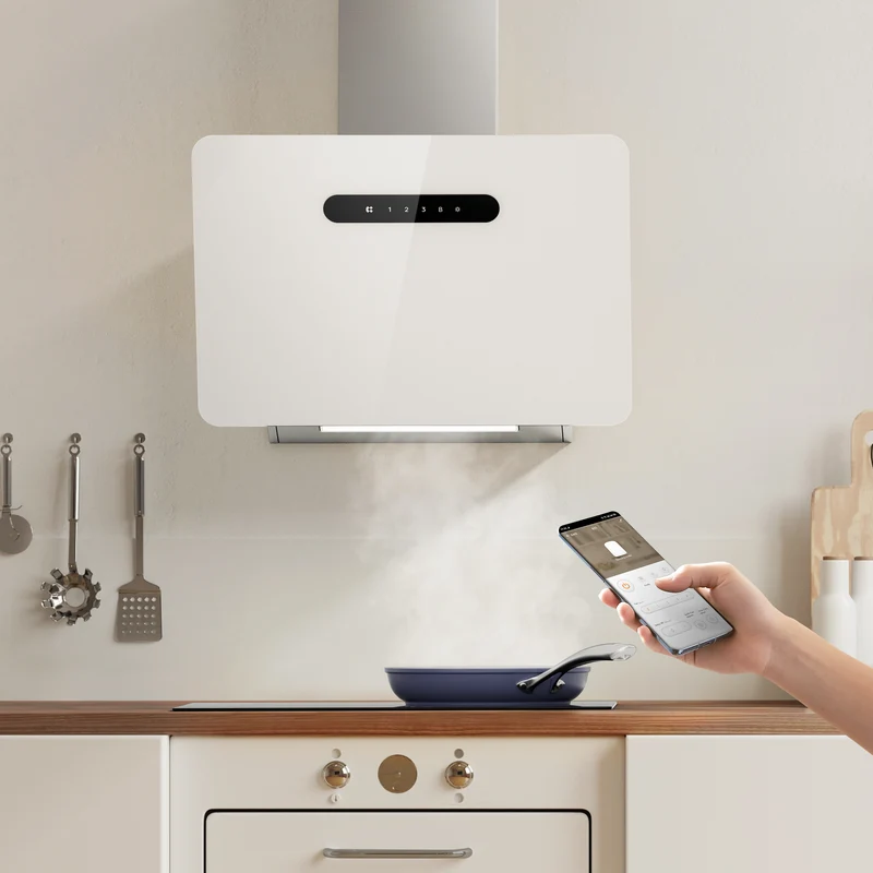 Ciarra Hotte Aspirante hotte blanche 60cm Contrôle WIFI+APP Classe A+++ Blanc | CBCW6736K