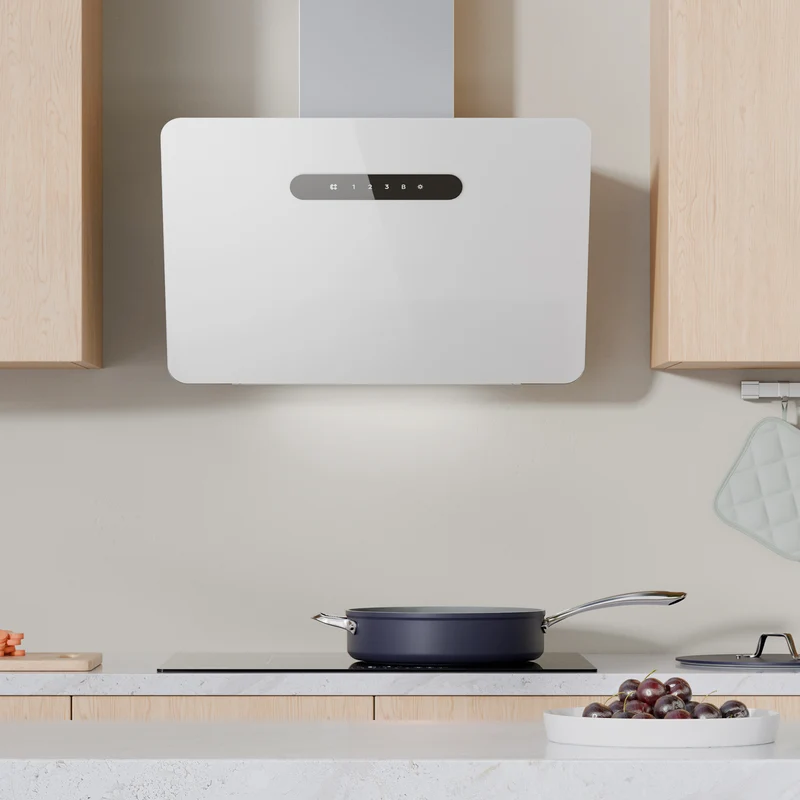 Ciarra Hotte Aspirante hotte blanche 60cm Contrôle WIFI+APP Classe A+++ Blanc | CBCW6736K