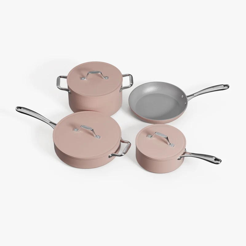 Ciarra Beyond Batterie de cuisine Sakura Candy (4 pièces)