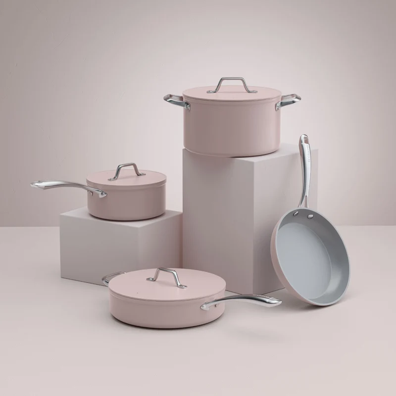 Ciarra Beyond Batterie de cuisine Sakura Candy (4 pièces)