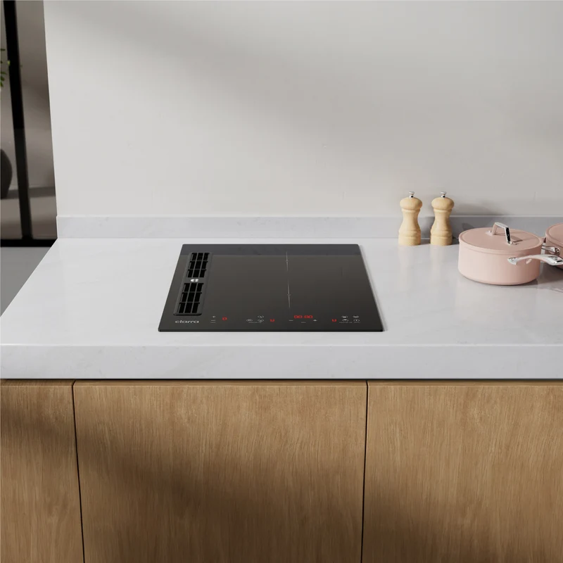 [Première Mondiale] Ciarra ONE - Plaque à Induction avec Hotte Intégrée 390 mm avec Système Plasma⁺ Intégré et Boost | CBBEH392B