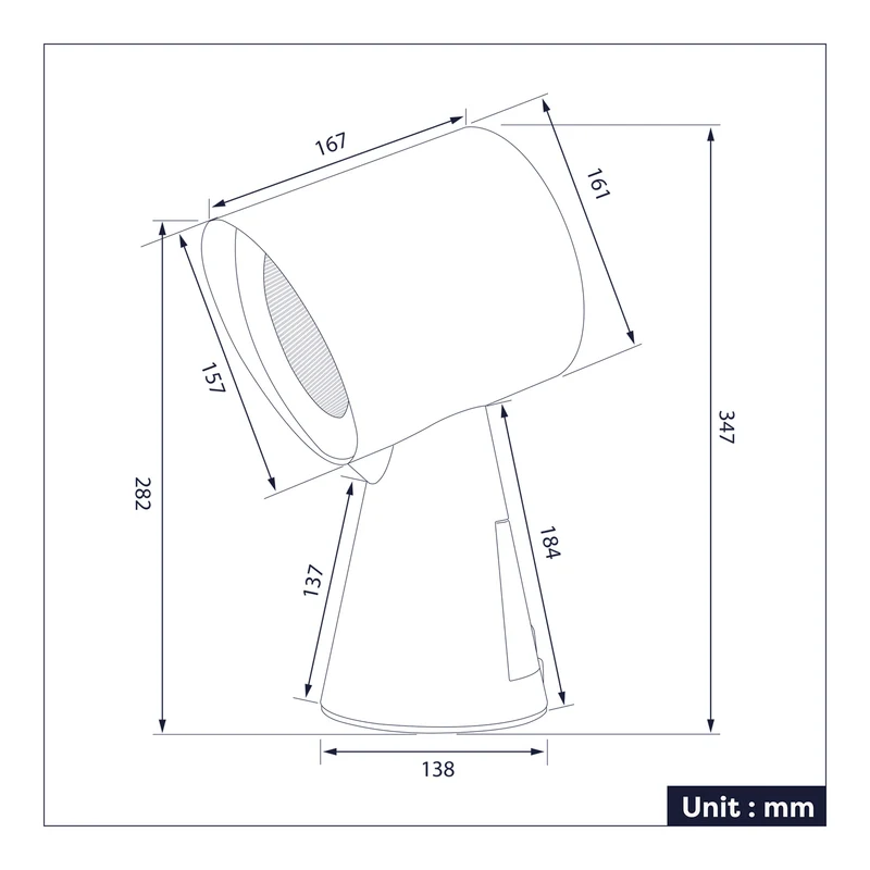 Ciarra HOOD TO GO Hotte de Cuisine Portable de Bureau Sakura Candy