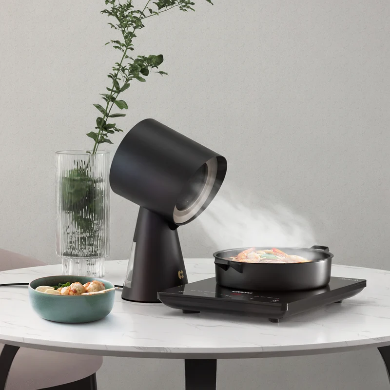 Ciarra HOOD TO GO Hotte de Cuisine Portable de Bureau Shadow Noir
