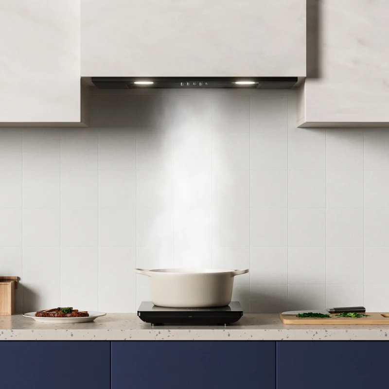 Ciarra Hotte Intégrée Groupe Filtrant 52cm 3 Vitesses Inox CBCB5913A-B
