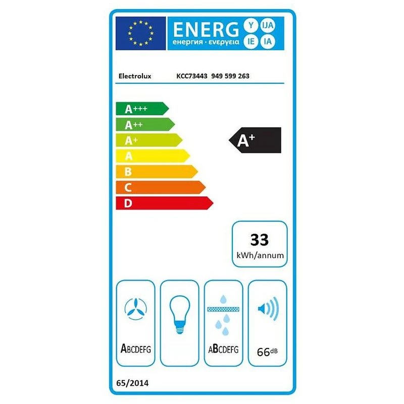 Plaque aspirante Electrolux KCC73443 Produit Neuf