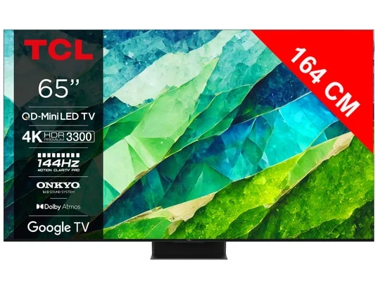 Télévision TCL Mini LED 4K 164CM 65C855