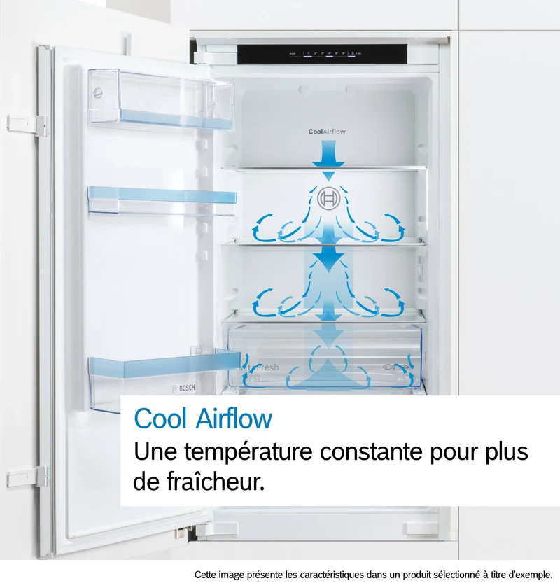 Réfrigérateur intégrable BOSCH KIR41VFE0 Série 4 122cm