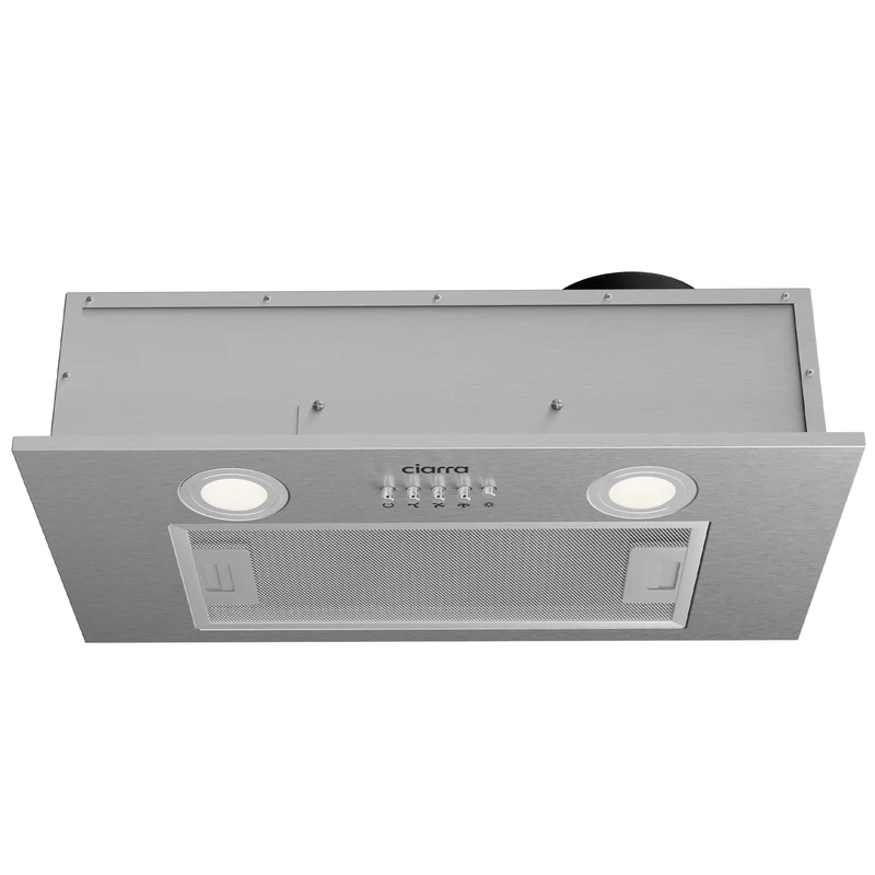 Ciarra Hotte Intégrée Groupe Filtrant 52cm 3 Vitesses Inox CBCS5913A-OW
