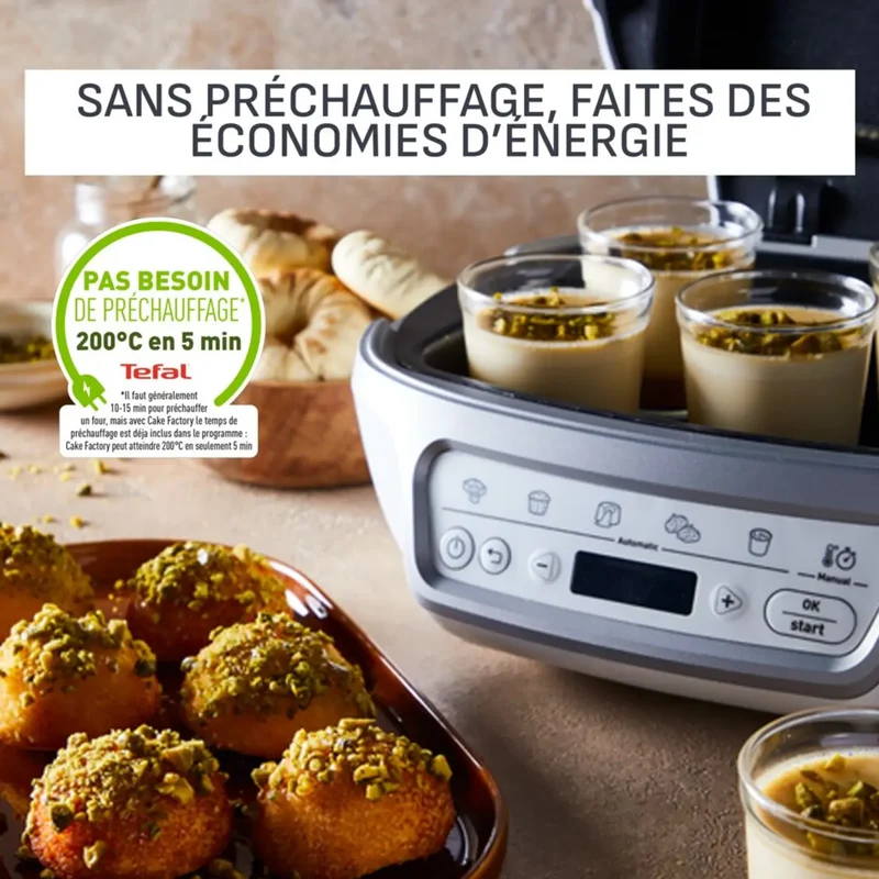 Tefal Cake Factory Délices Silver