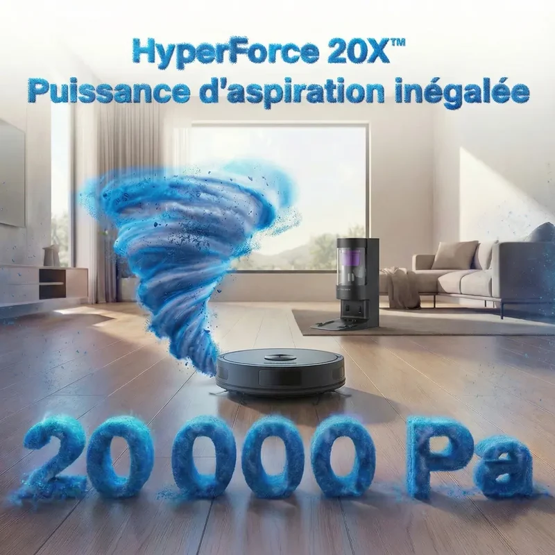 Eziclean Aspirateur robot Cyberflow Ultra