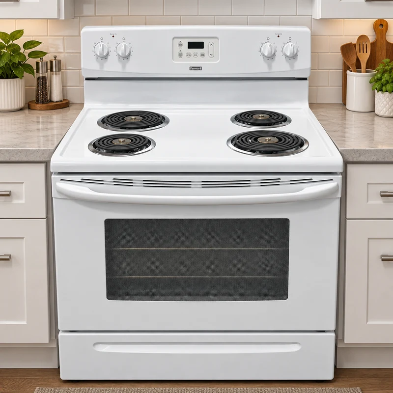 Kenmore 30'' Cuisinière Serpentin - Blanc - Reconditionné