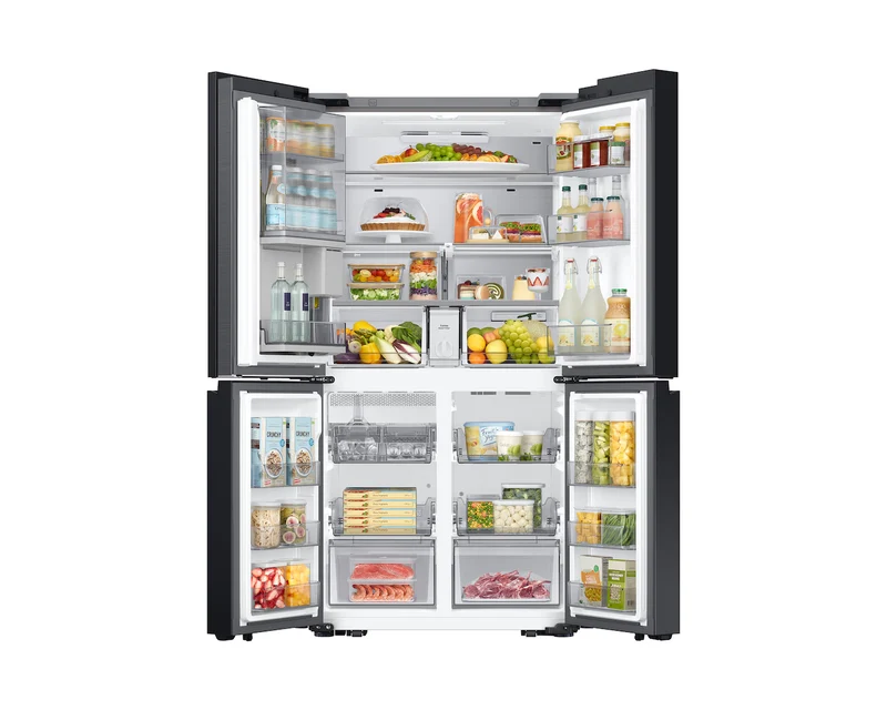 Samsung 36'' 23 pi cu Réfrigérateur Bespoke Personnalisable - Centre de boisson- EnergyStar - RF23DB9750QLAA - Boîte Ouverte