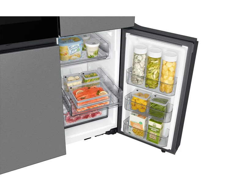 Samsung 36'' 23 pi cu Réfrigérateur Bespoke Personnalisable - Centre de boisson- EnergyStar - RF23DB9750QLAA - Boîte Ouverte