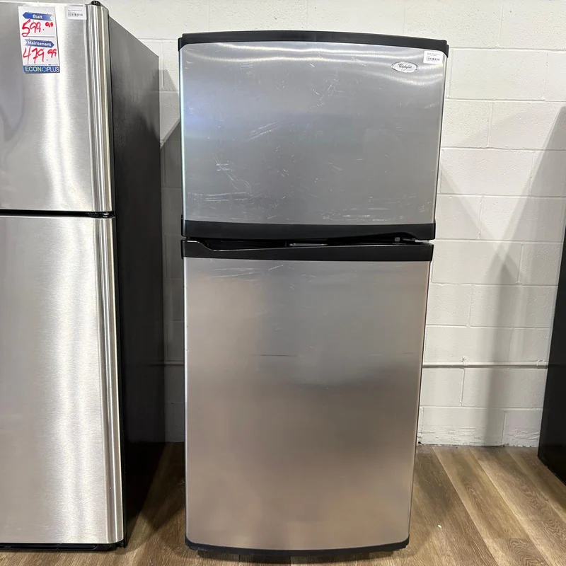 Whirlpool 30 '' réfrigérateur congélateur Supérieur -inox - reconditionné