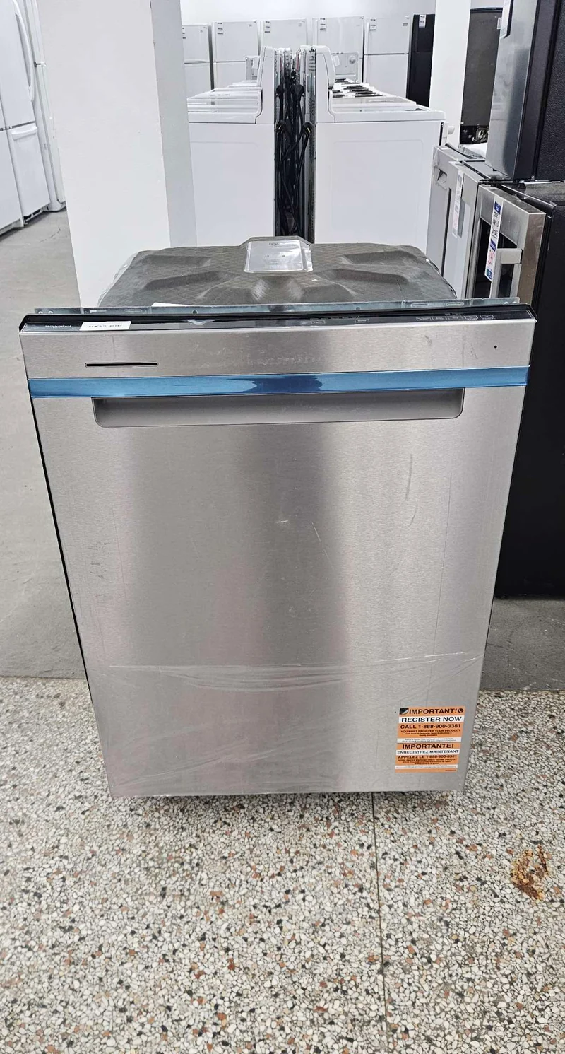 Whirlpool 24 po 47 db Lave-vaisselle - lavage intelligent à IA - inox - WDTA50SAKZ - boîte ouverte