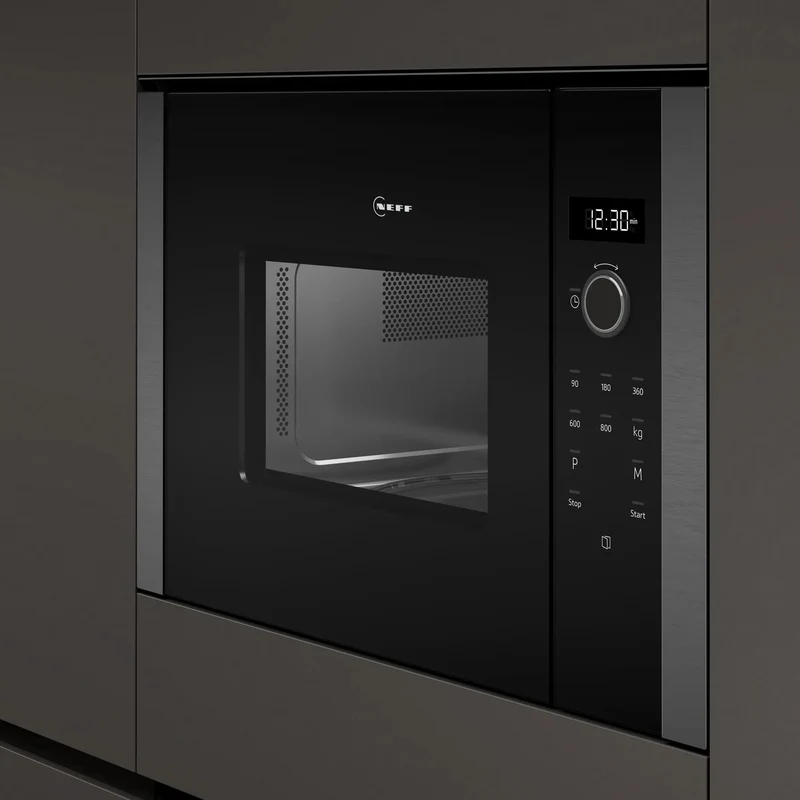 Micro-ondes encastrable NEFF HLAWD23N1F Noir Inox