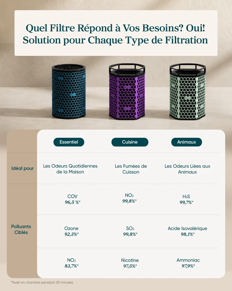 Levoit Filtre HEPA pour purificateur d'air Eleva 300X