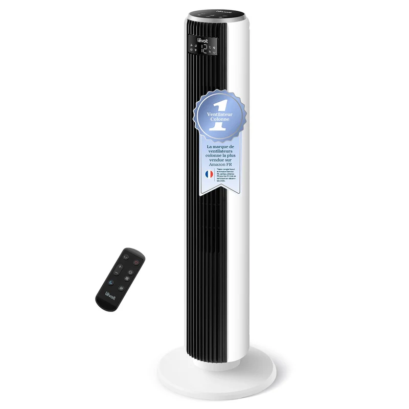 LEVOIT Ventilateur Colonne 36DC 20dB – Ultra Silencieux Nuit