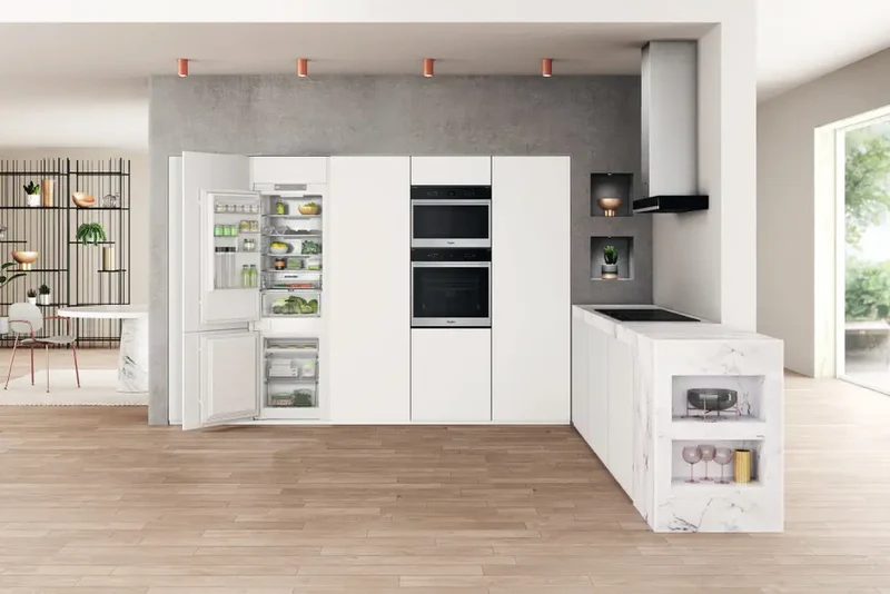 Réfrigérateur congélateur Whirlpool Encastrable - 178 cm