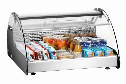 Vitrine réfrigérée inox 105 L – portes coulissantes