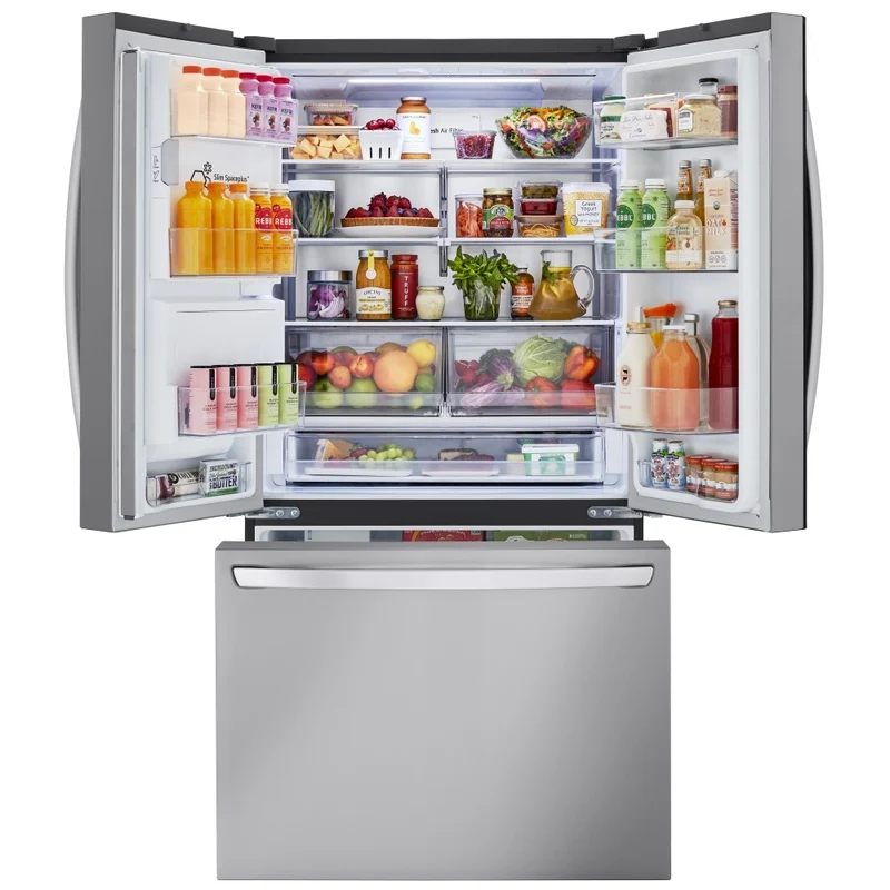 LG 36'' 26 pi cu Réfrigérateur Trois Portes - LCFC26XSS - Wifi - EnergyStar - Boîte Ouverte