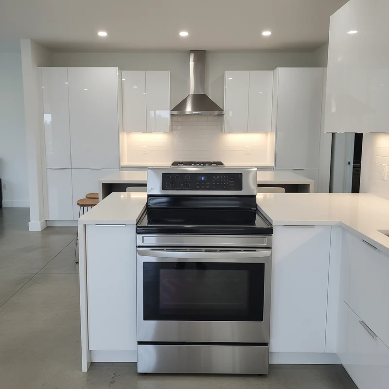 LG 30'' Cuisinière Vitrocéramique - Inox - Reconditionnée
