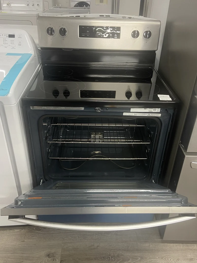 Whirlpool 30'' 5.3 pi cu Cuisinière -Four autonettoyant - Inox - YWFE515SOJ - Boite Ouverte