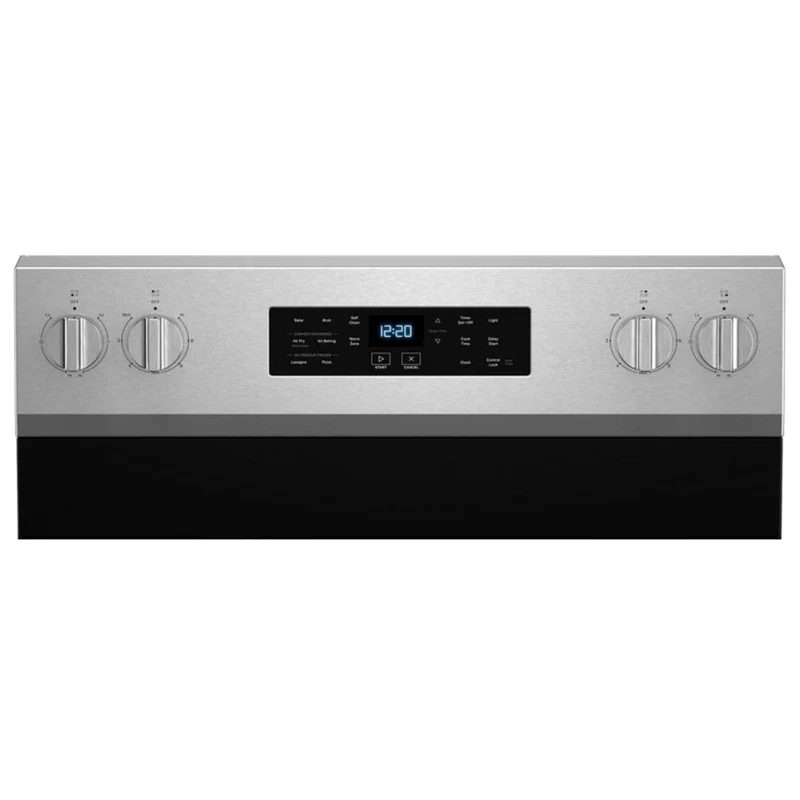Whirlpool 30'' 5.3 pi cu Cuisinière vitrocéramique - Inox - Cuisson à air - YWFES5030R - Boîte Ouverte