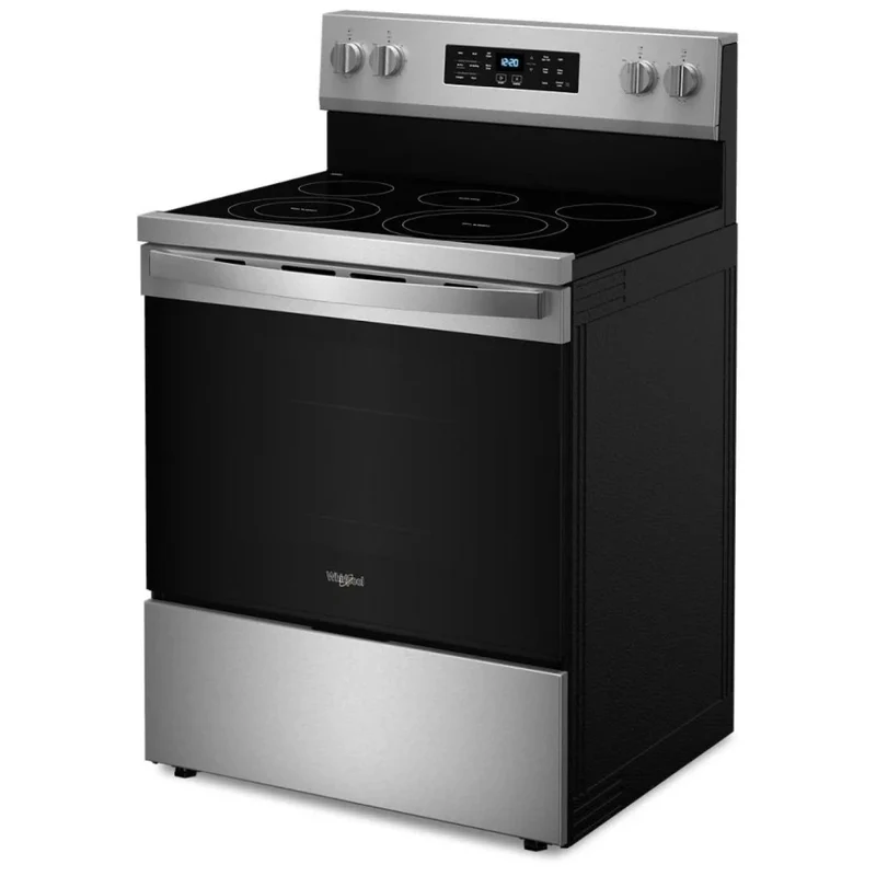 Whirlpool 30'' 5.3 pi cu Cuisinière vitrocéramique - Inox - Cuisson à air - YWFES5030R - Boîte Ouverte