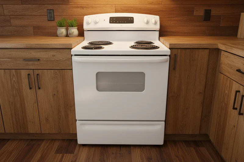 GE 30'' Cuisinière Vitrocéramique - Blanc - Reconditionné