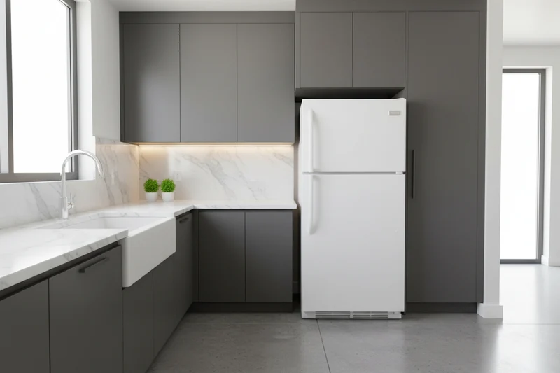 Frigidaire 28'' Réfrigérateur Congélateur Supérieur - Blanc - Reconditionné