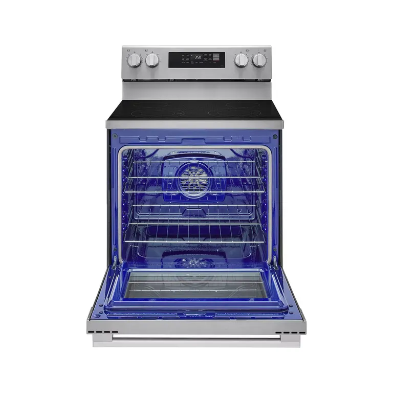 LG 30''6.3 pi.cu - Cuisinière électrique - Inox - LREN6321YE - Boîte Ouverte