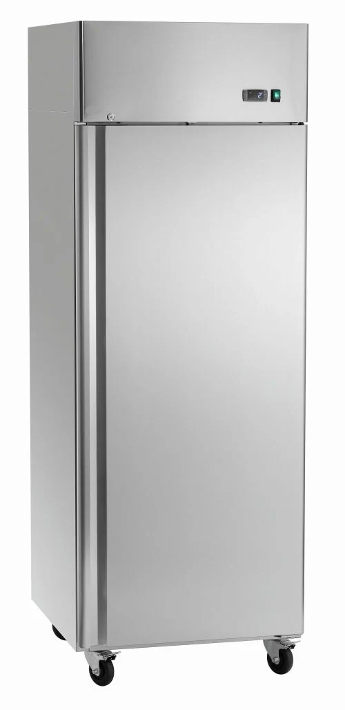 Armoire réfrigérée positive inox 670 litres - 4 roulettes – Température -2°C/+8°C