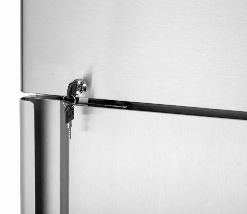 Armoire réfrigérée positive inox 670 litres - 4 roulettes – Température -2°C/+8°C