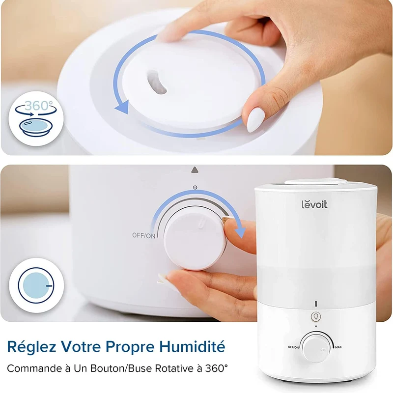 Humidificateur d’air à ultrasons Levoit Dual 150
