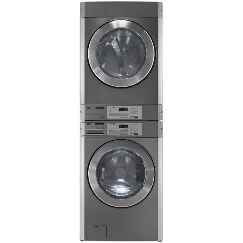 Ensemble de lavage Colonne Laveuse + Séchoir 11 Kg Giant PRO 230V LG FH069FD2MS + RV1329C7T