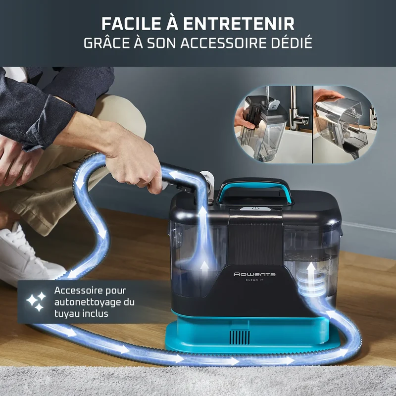 Rowenta Shampouineuse Détacheur Clean It 750W