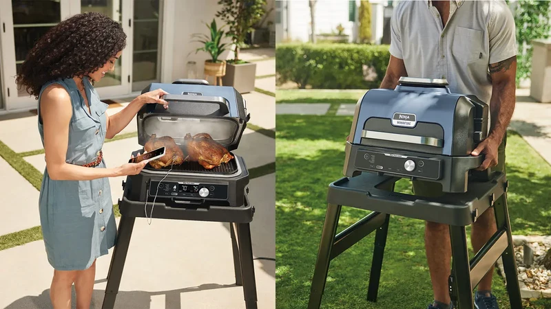 Ninja Barbecue électrique et fumoir Woodfire Pro Connect XL