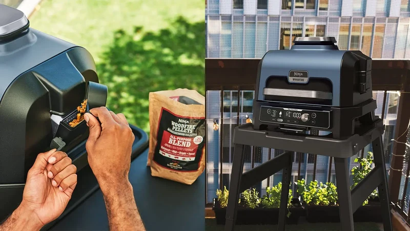 Ninja Barbecue électrique et fumoir Woodfire Pro Connect XL