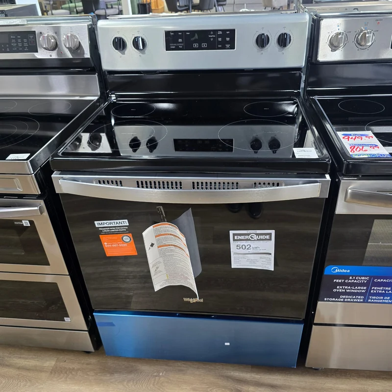 Whirlpool 30'' 5.3 pi cu Cuisinière -Four autonettoyant - Inox - YWFE515SOJ - Neuf