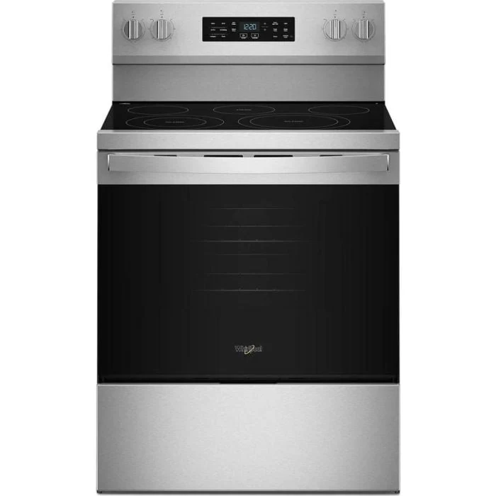 Whirlpool 30'' 5.3 pi cu Cuisinière électrique - Autonettoyant - Friture à air - YWFES5730SZ - Neuf