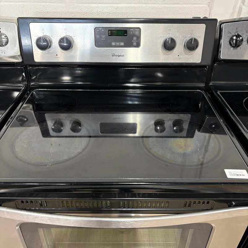 Whirlpool 30'' Cuisinière - Vitrocéramique - Inox - Reconditionné