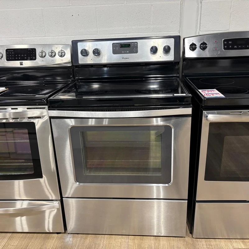 Whirlpool 30'' Cuisinière - Vitrocéramique - Inox - Reconditionné